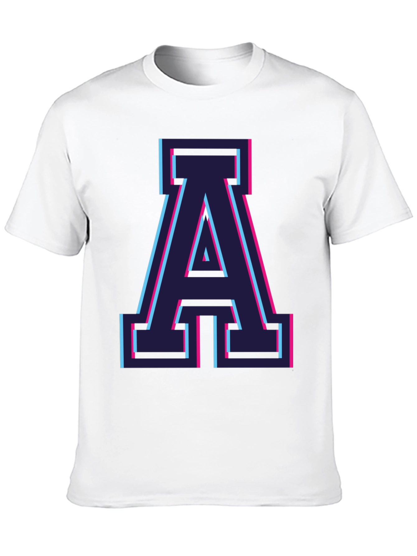 Retro A Letter T-Shirt