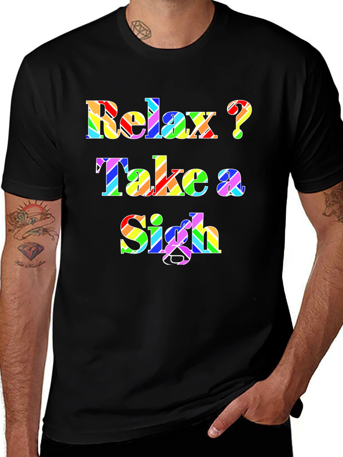Relax Take a Sigh Graphic Tee