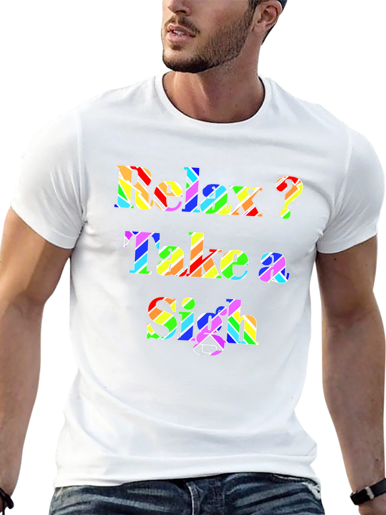 Relax Take a Sigh Graphic Tee