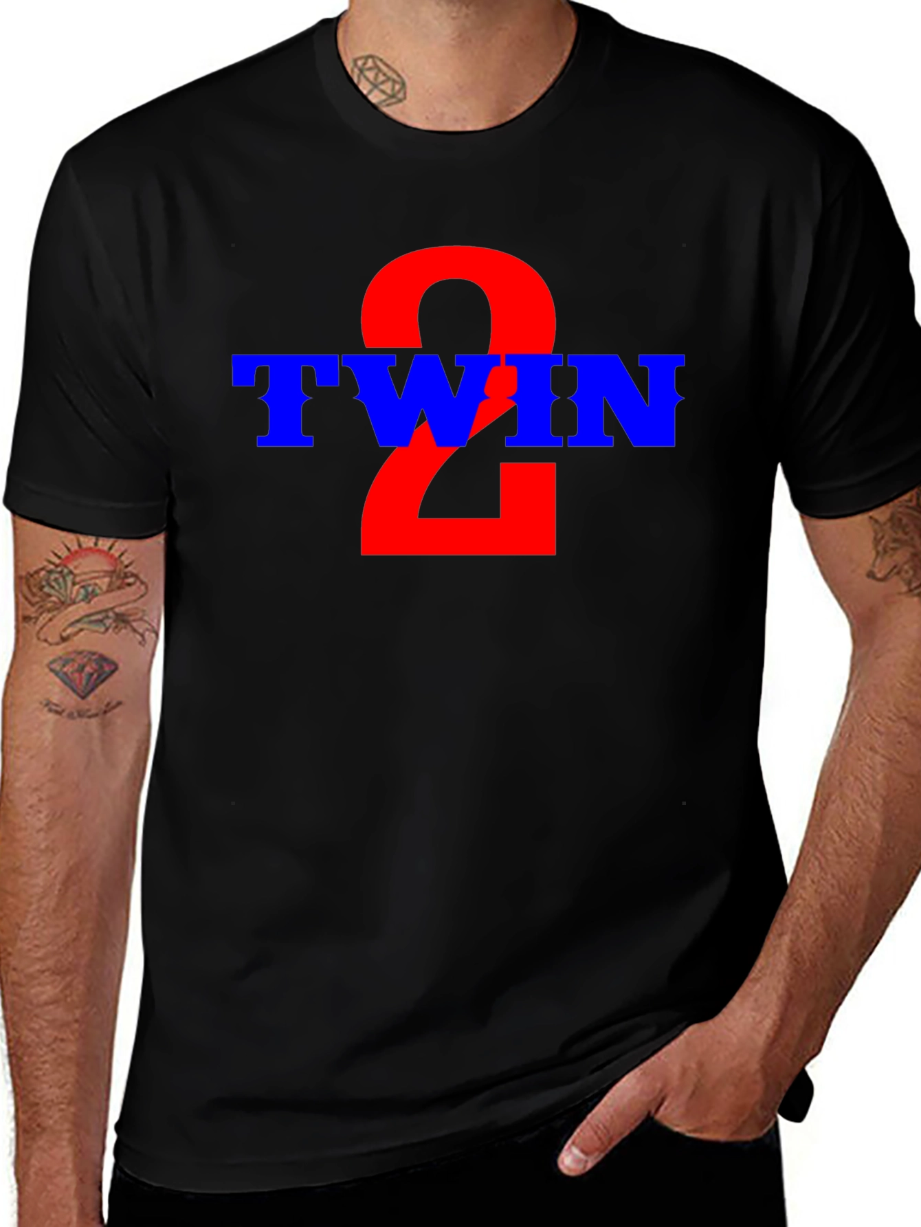 Twin 2 T-Shirt - Bold Graphic Tee
