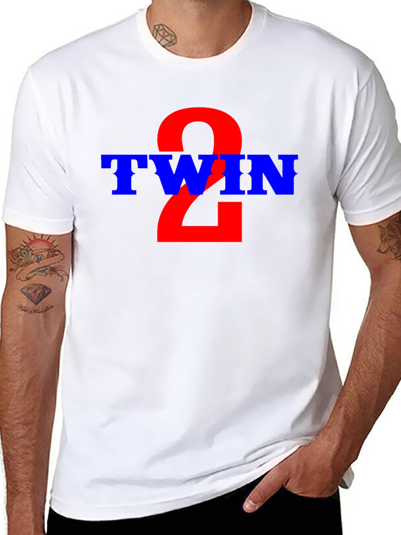 Twin 2 T-Shirt - Bold Graphic Tee