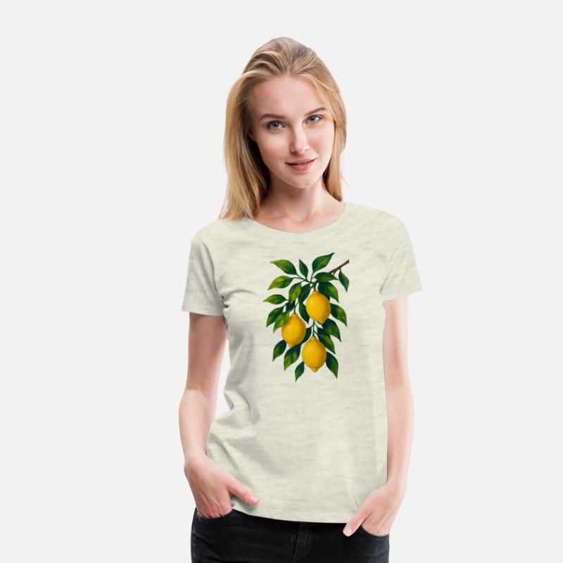 Lemon Branch Watercolor Illustration