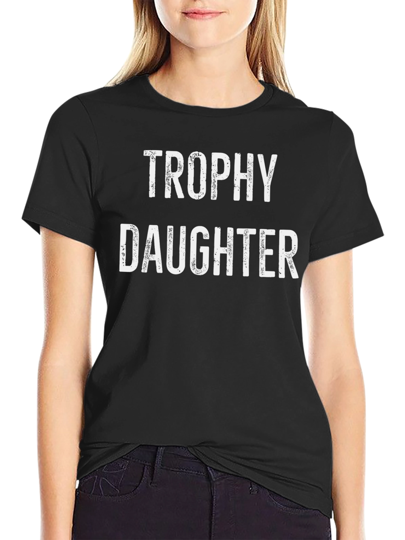 Trophy Daughter Graphic Tee - Dad Gift