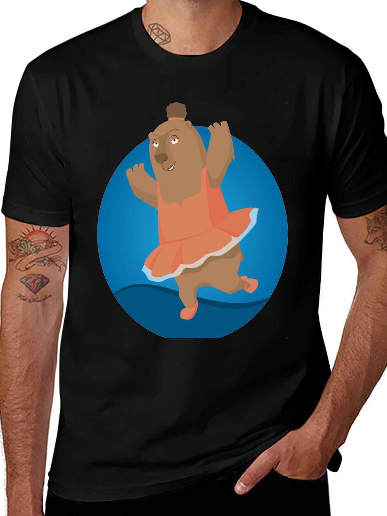Bear Ballerina Graphic Tee