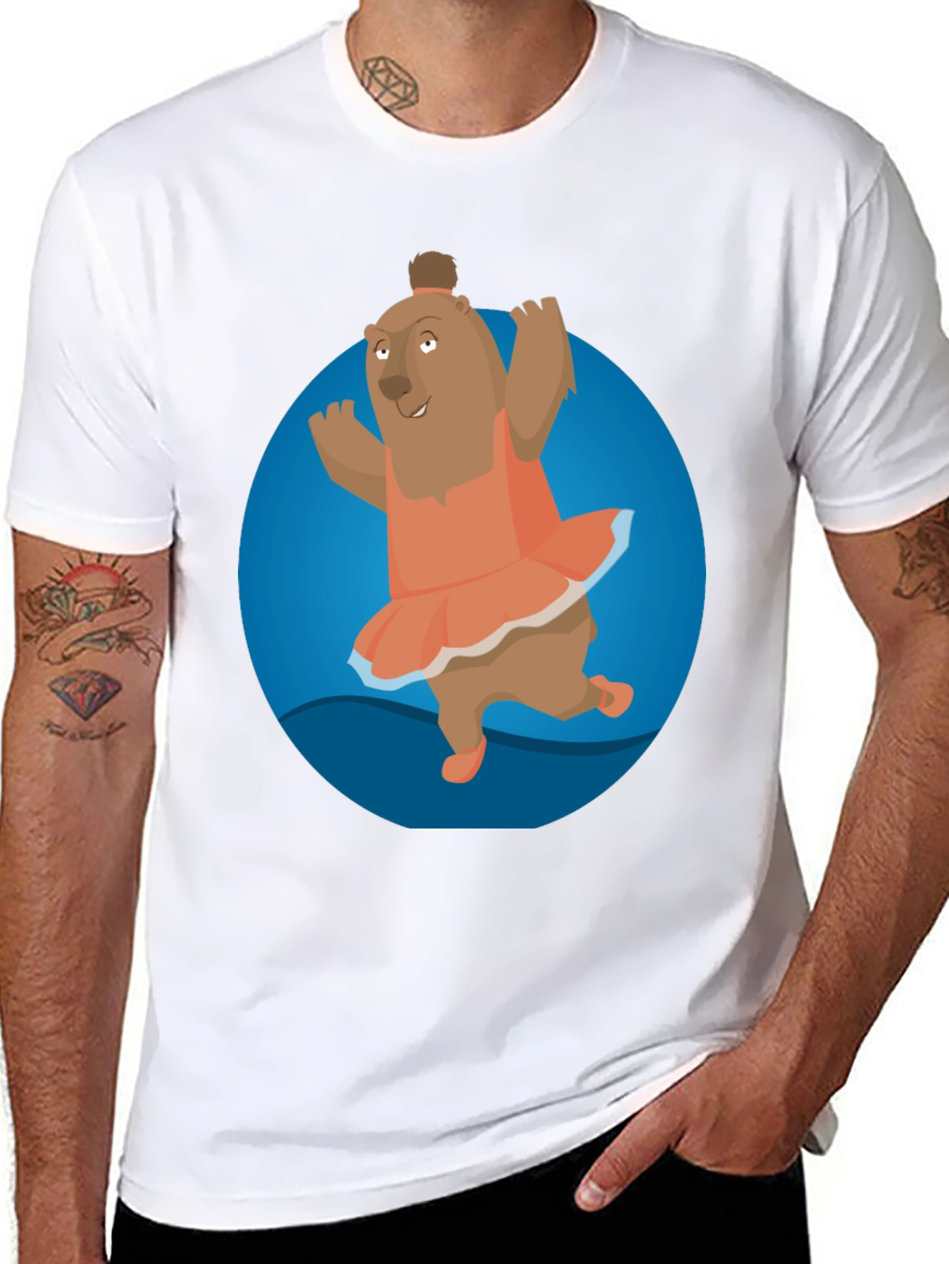Bear Ballerina Graphic Tee