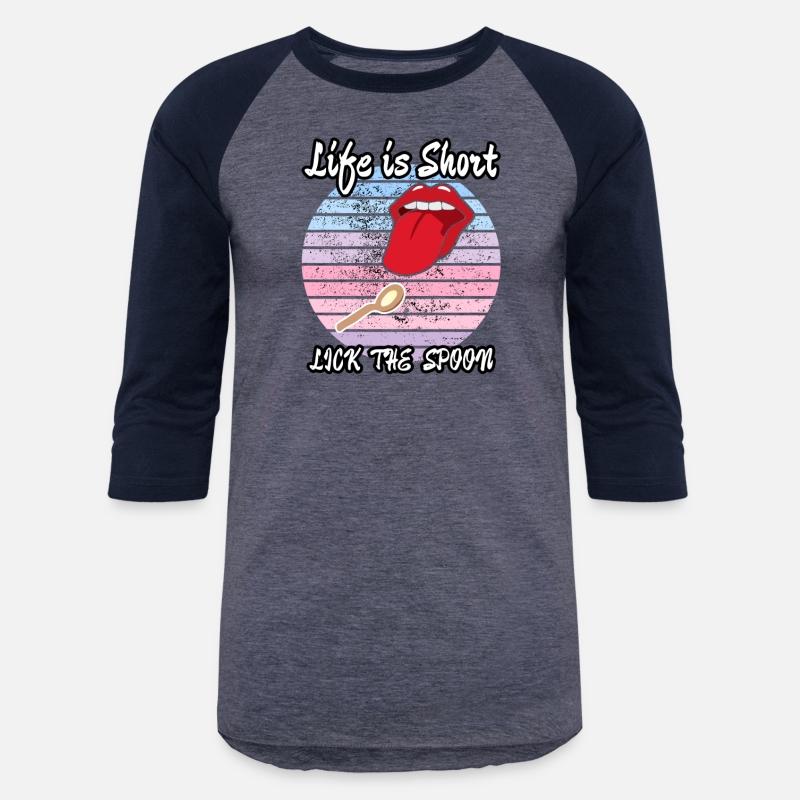 Life is Short Lick The Spoon Funny Kitchen Sign