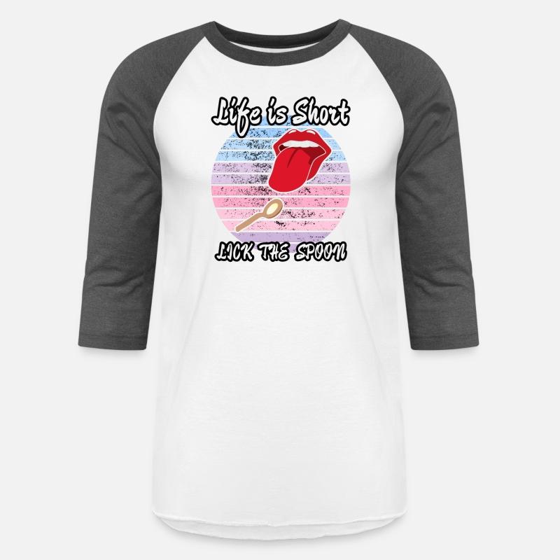 Life is Short Lick The Spoon Funny Kitchen Sign
