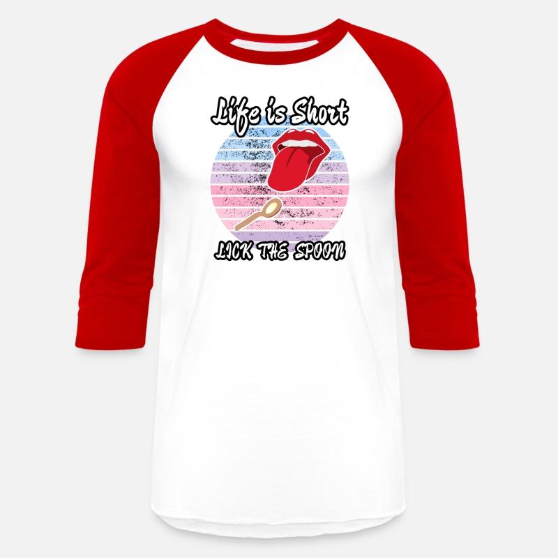 Life is Short Lick The Spoon Funny Kitchen Sign