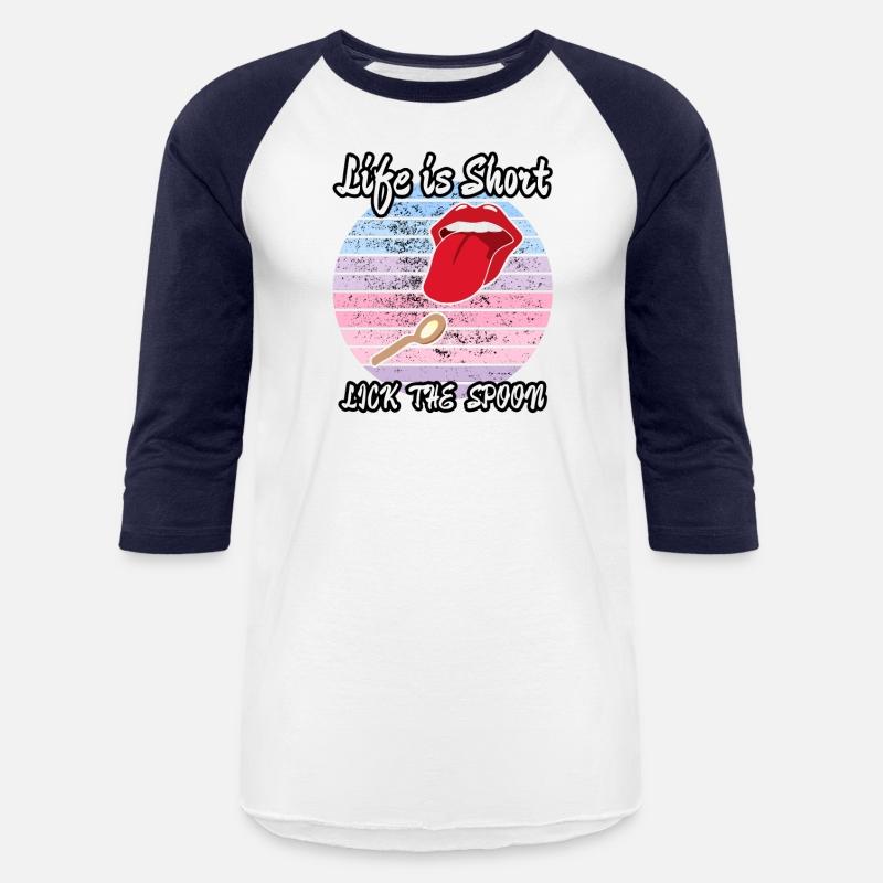 Life is Short Lick The Spoon Funny Kitchen Sign