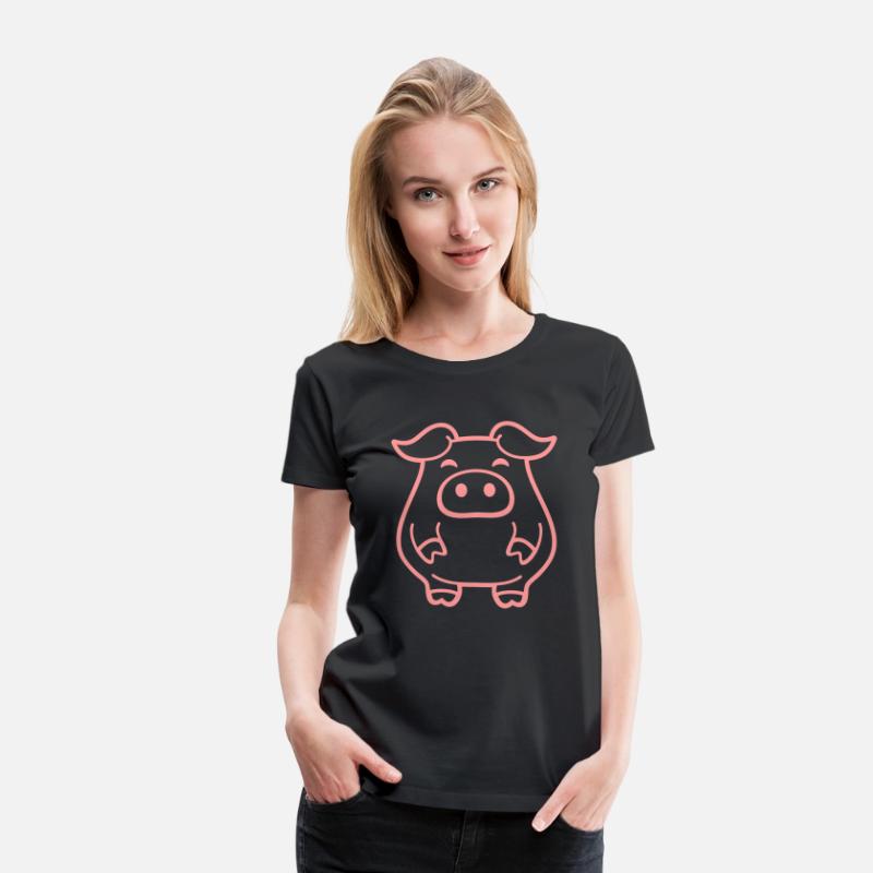Little cute piggy pig piglet fat chubby animal