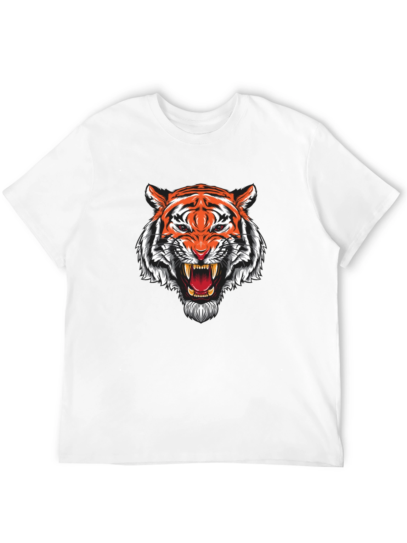 Roaring Tiger Graphic Black T-Shirt