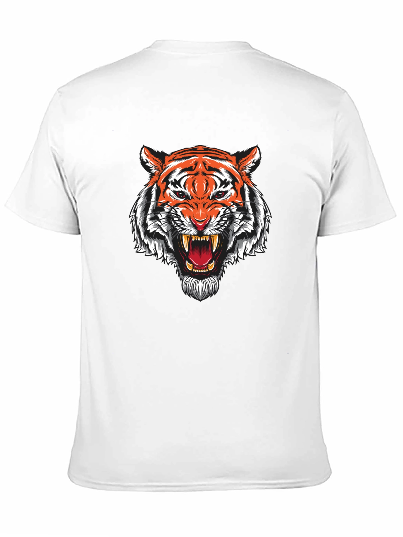 Roaring Tiger Graphic Black T-Shirt