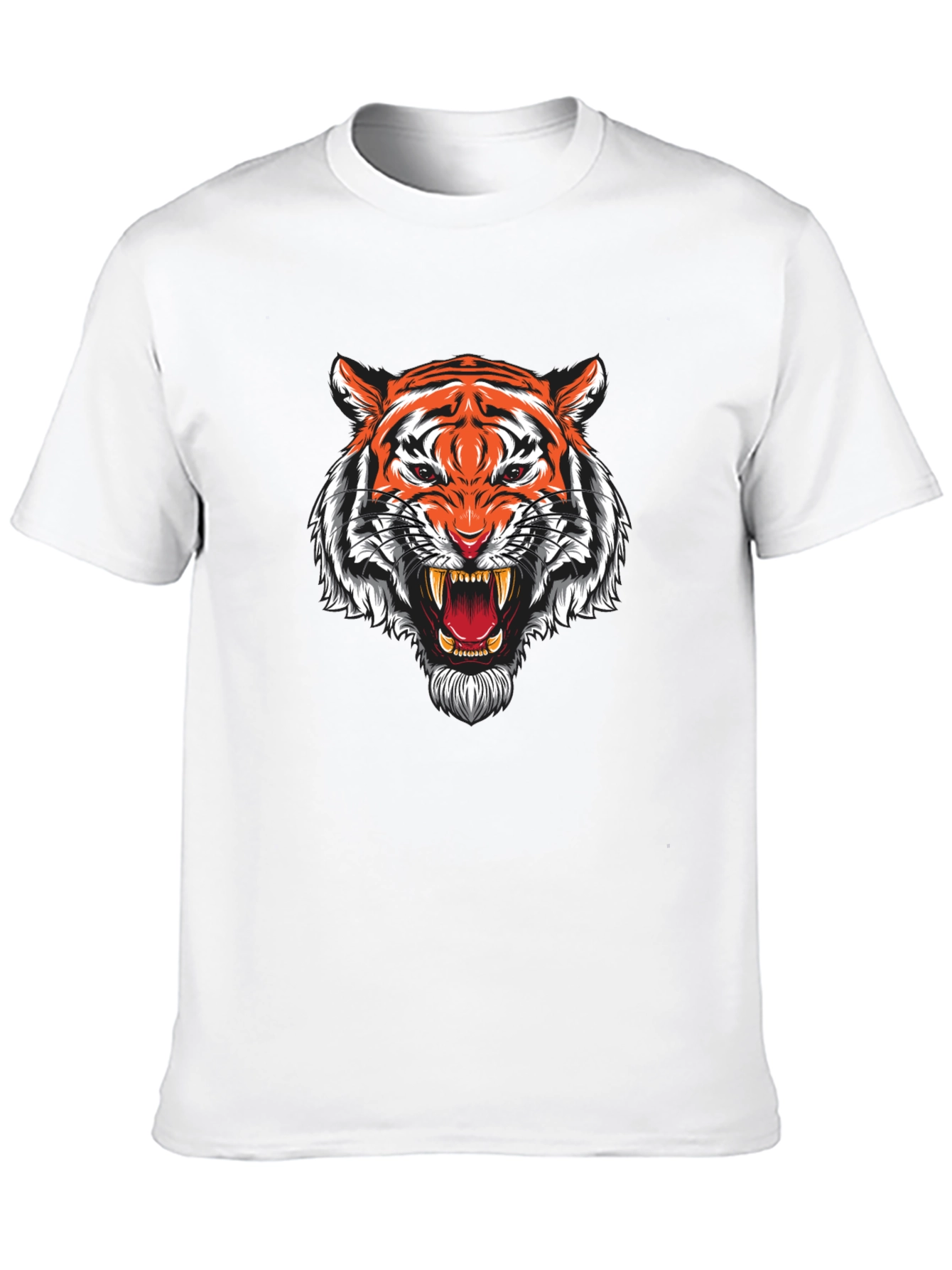 Roaring Tiger Graphic Black T-Shirt
