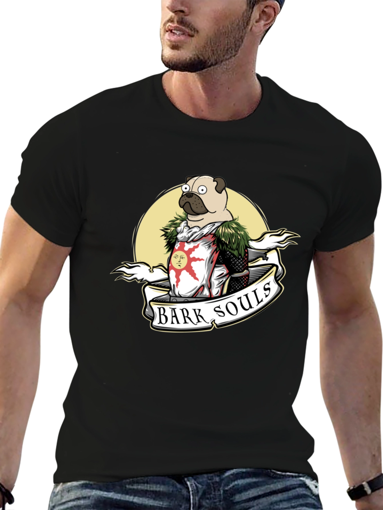 Bark Souls Funny Pug T-Shirt
