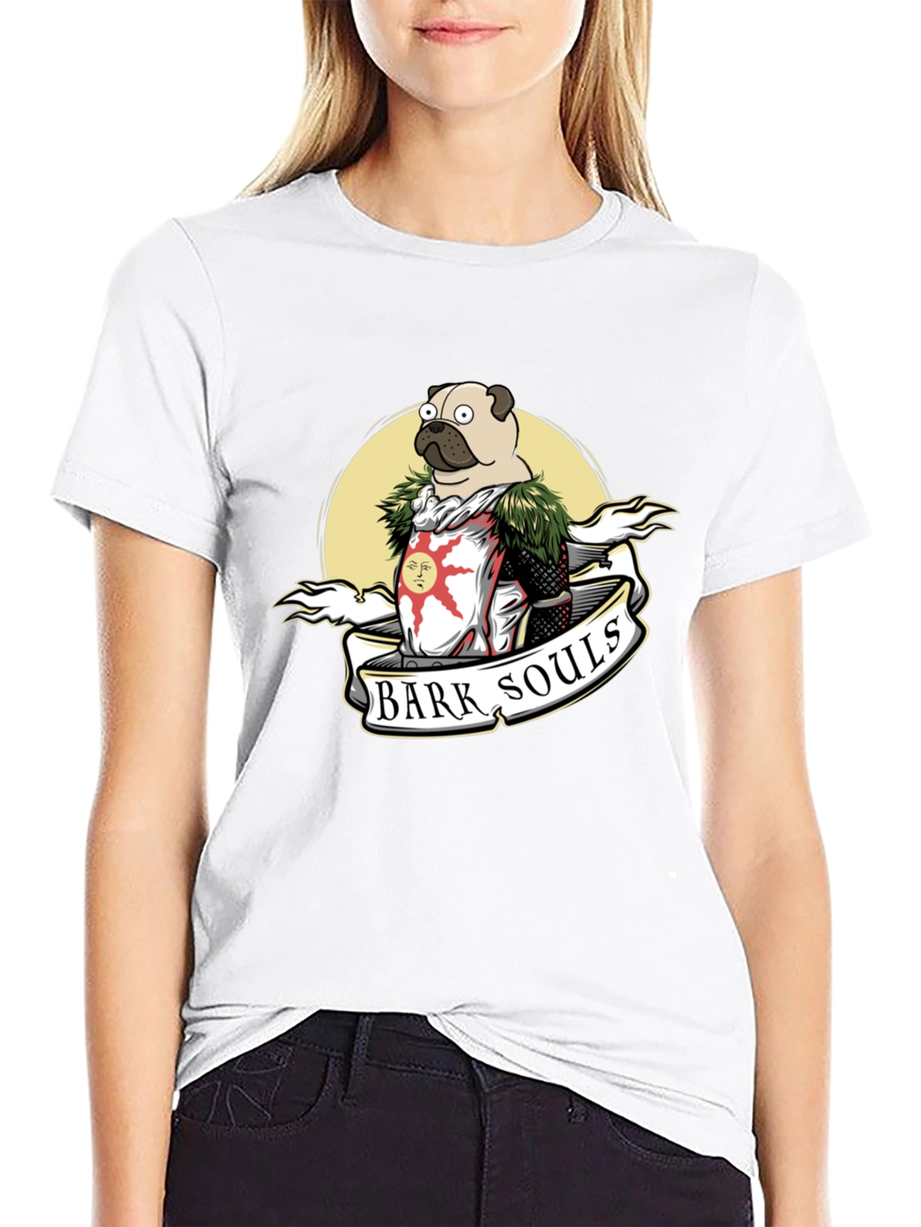 Bark Souls Funny Pug T-Shirt