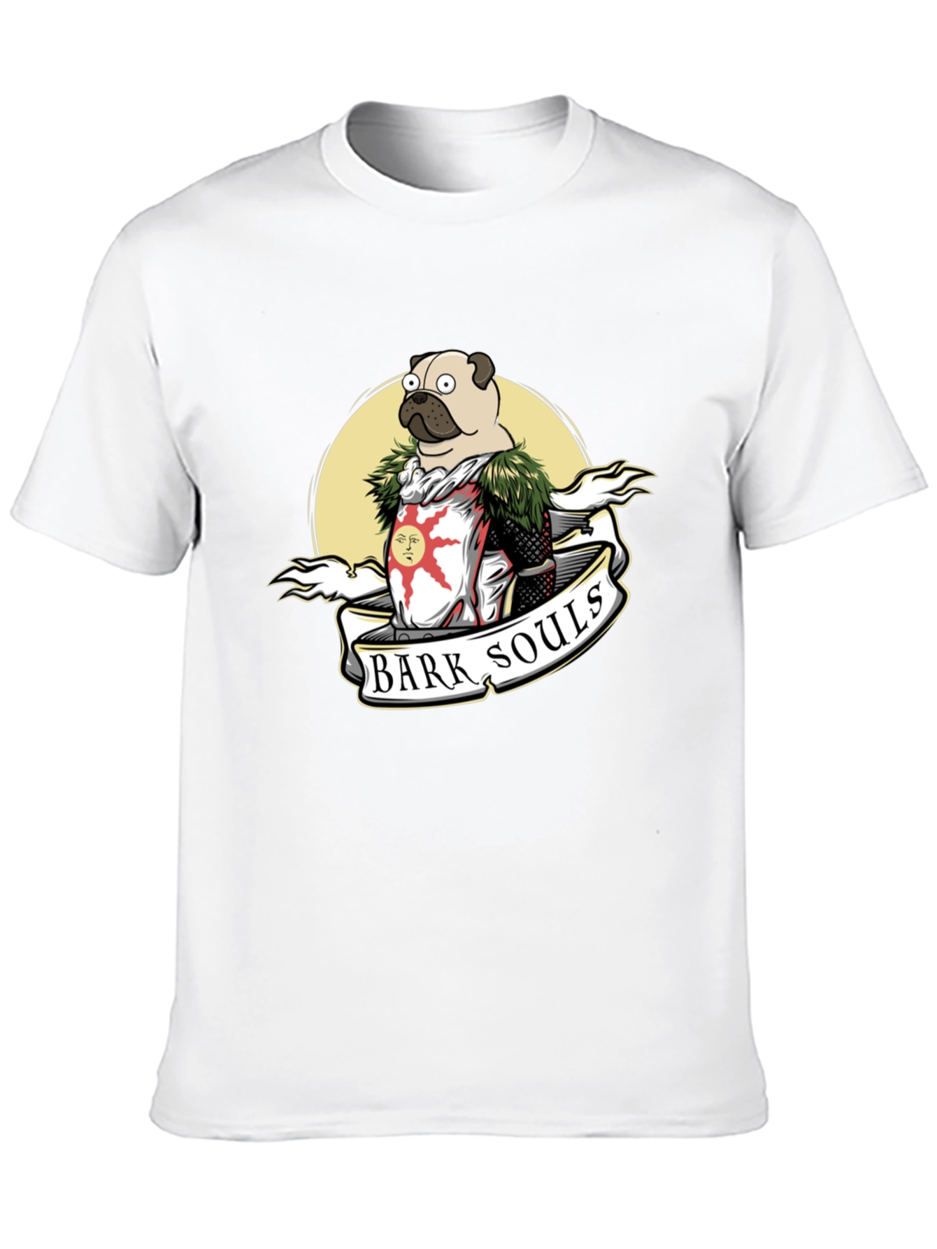 Bark Souls Funny Pug T-Shirt