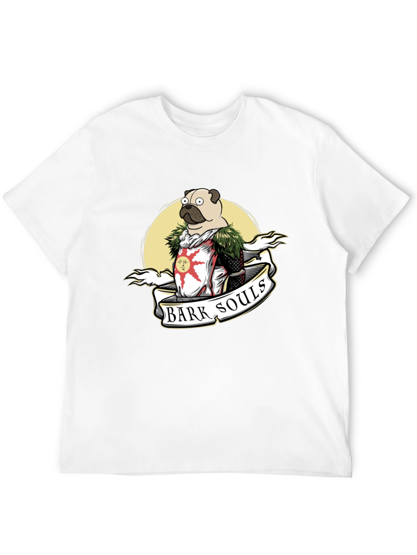 Bark Souls Funny Pug T-Shirt