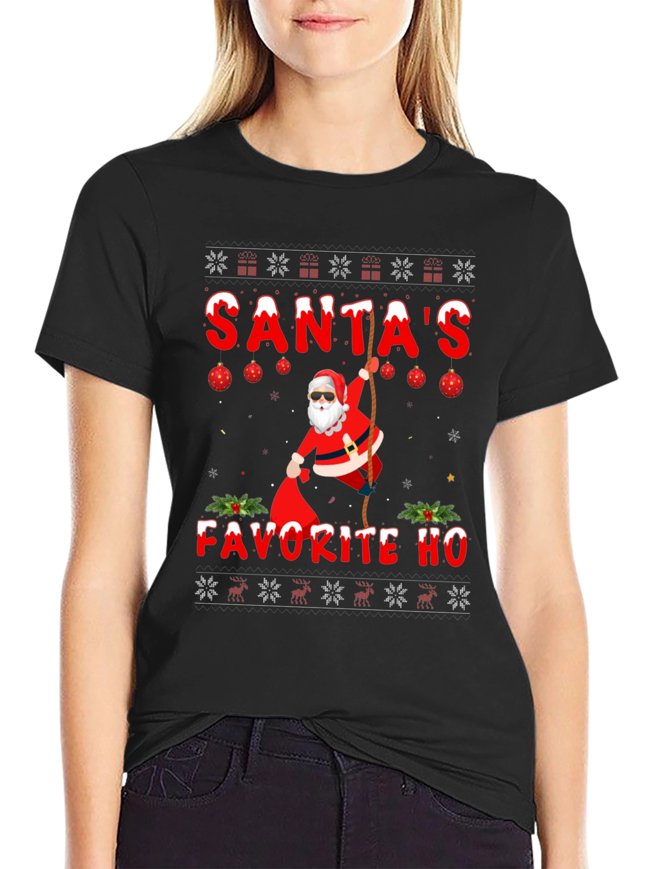 Santas Favorite HO Christmas T-Shirt