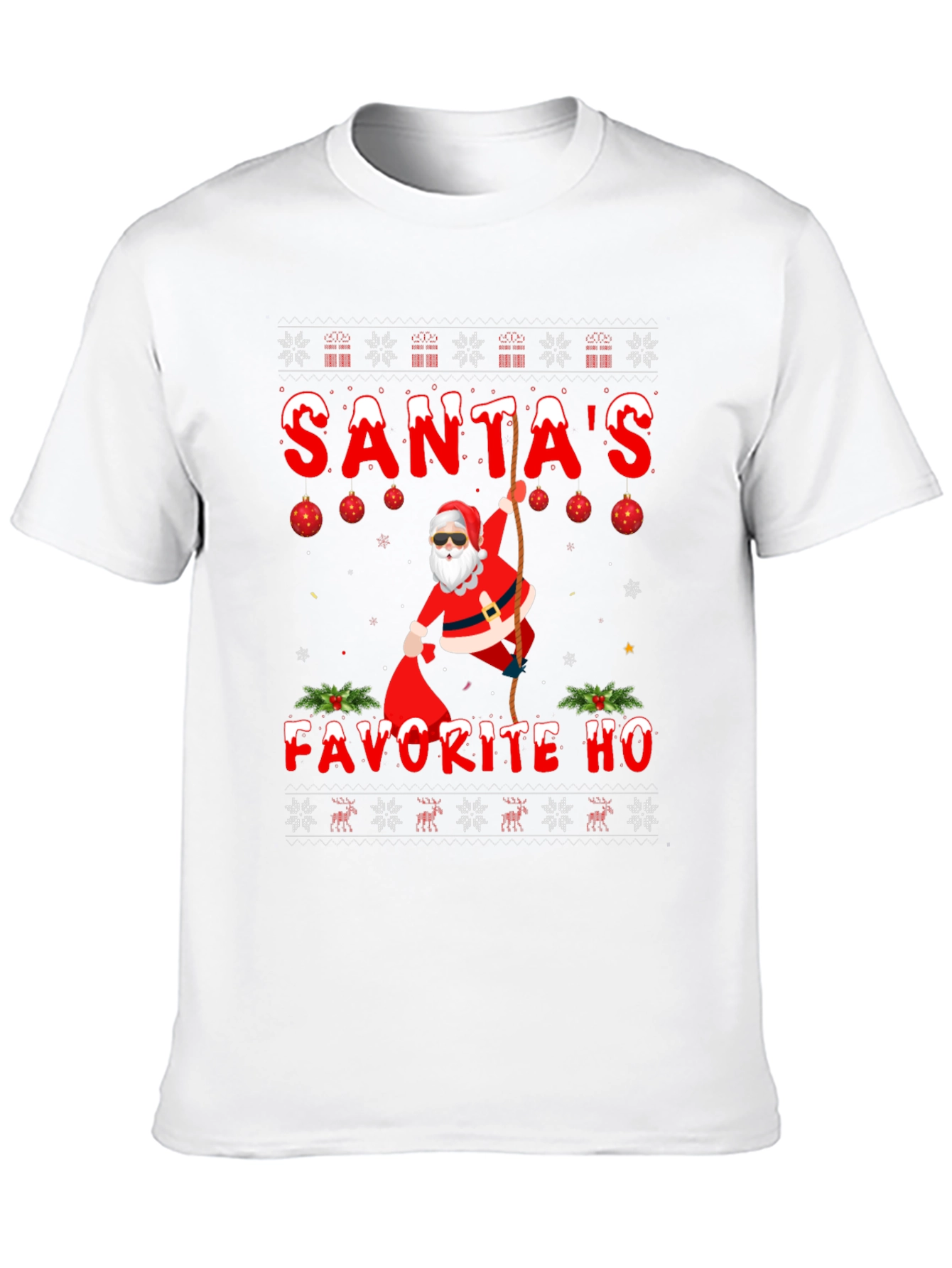 Santas Favorite HO Christmas T-Shirt