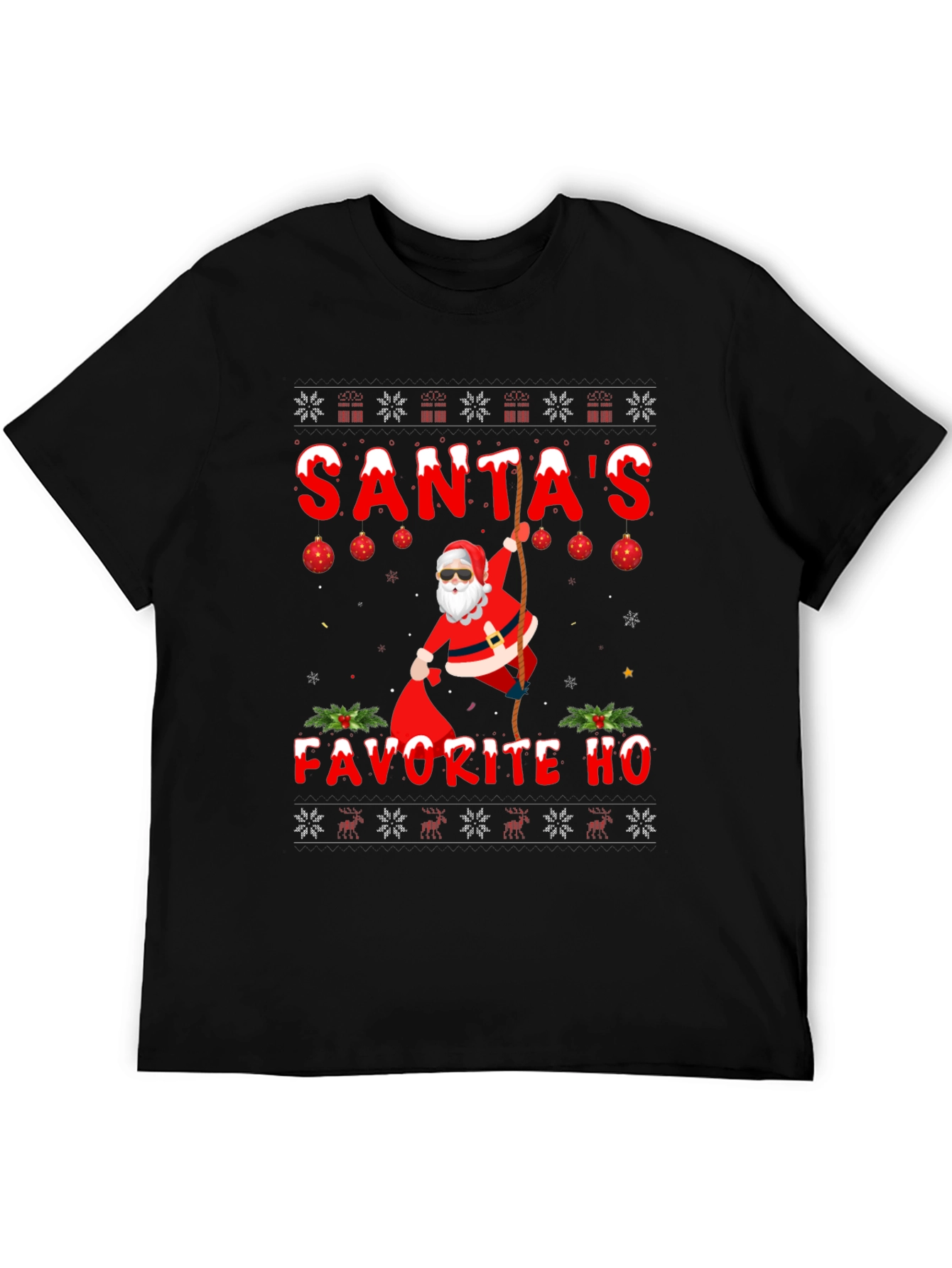 Santas Favorite HO Christmas T-Shirt