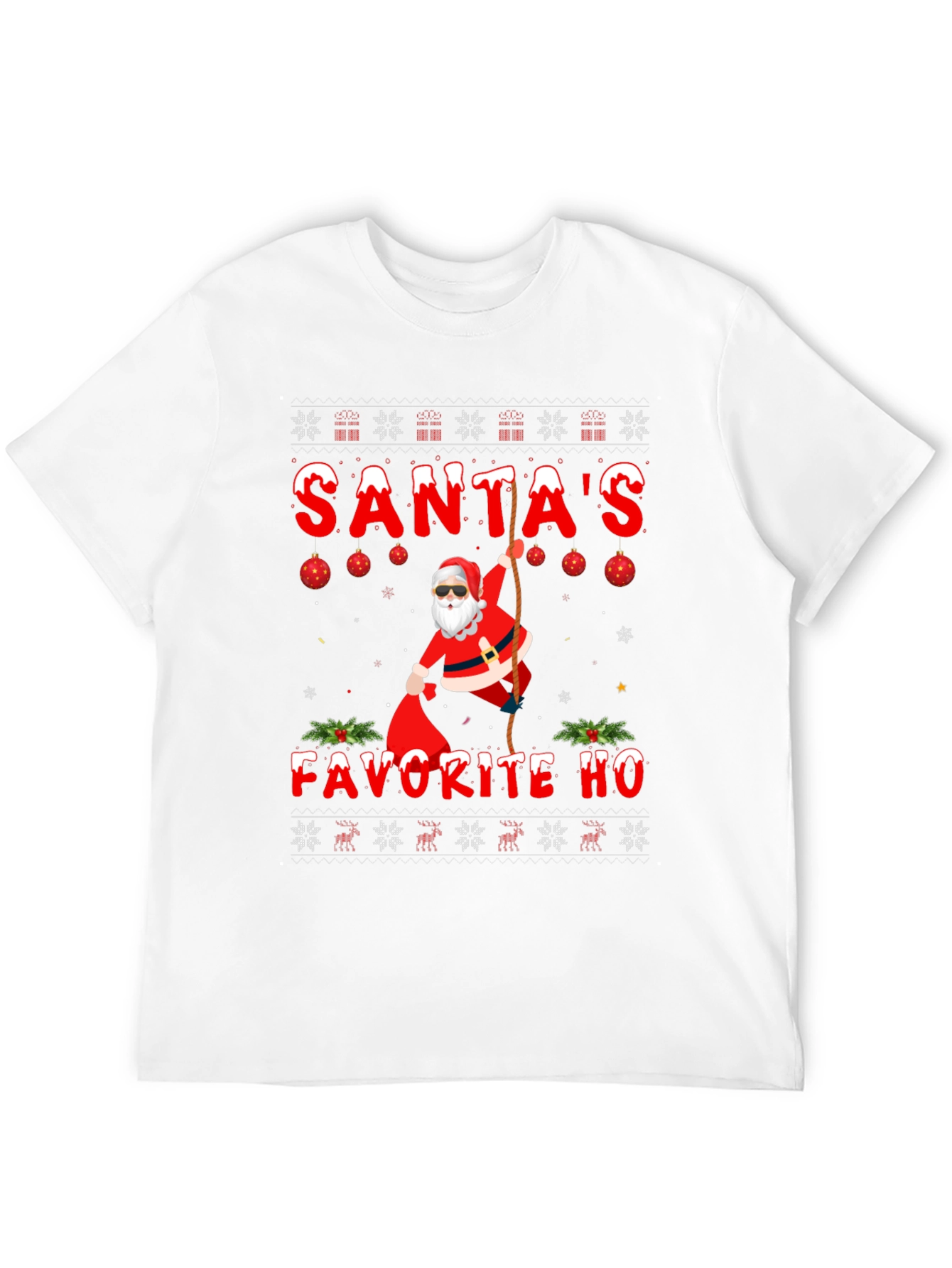 Santas Favorite HO Christmas T-Shirt