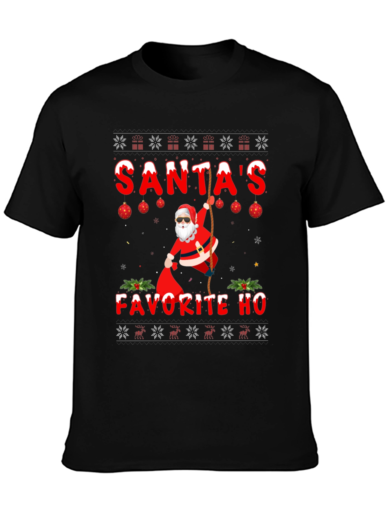 Santas Favorite HO Christmas T-Shirt