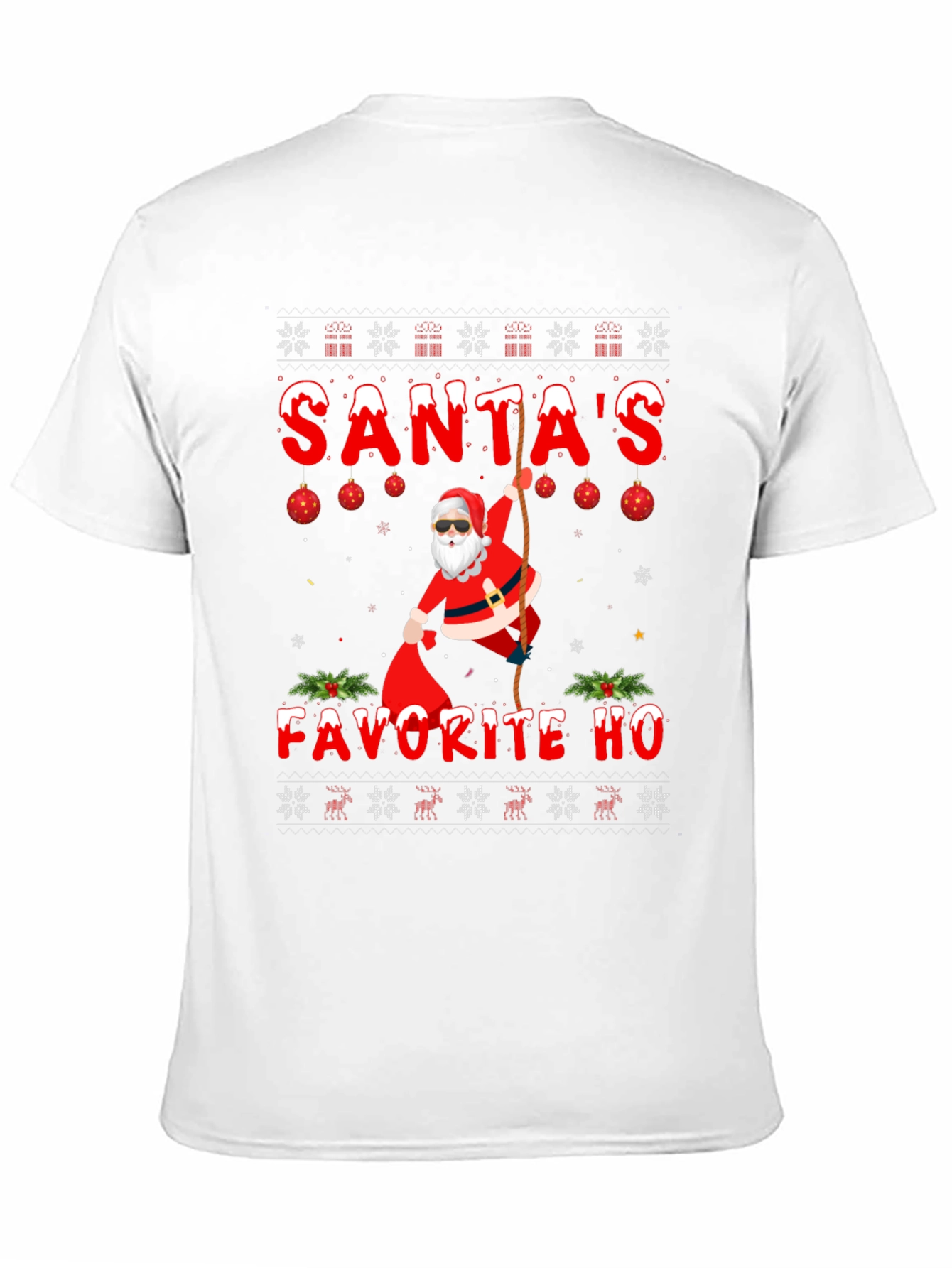 Santas Favorite HO Christmas T-Shirt