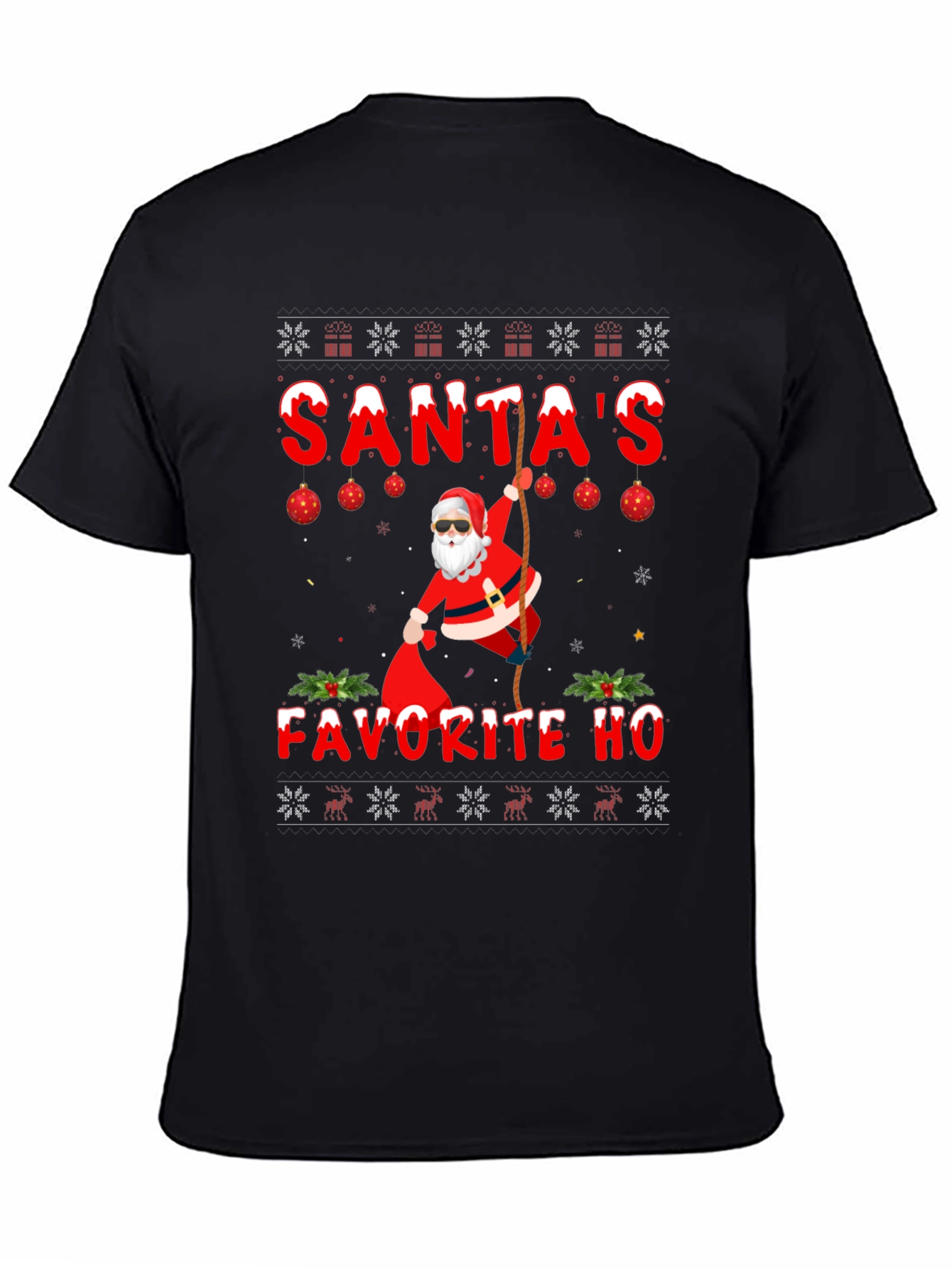 Santas Favorite HO Christmas T-Shirt