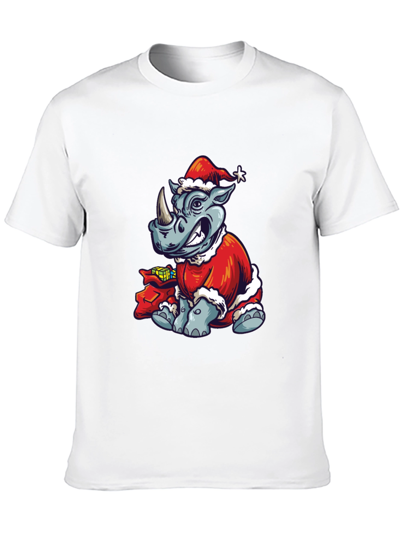 Rhino Christmas T-Shirt