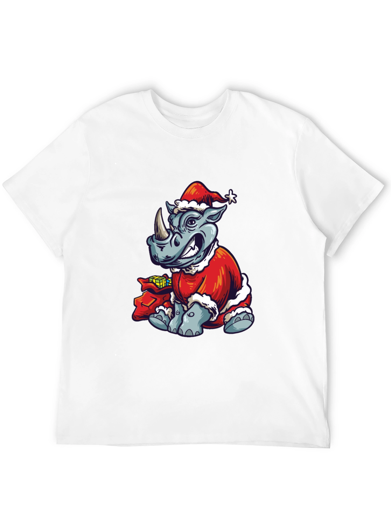 Rhino Christmas T-Shirt