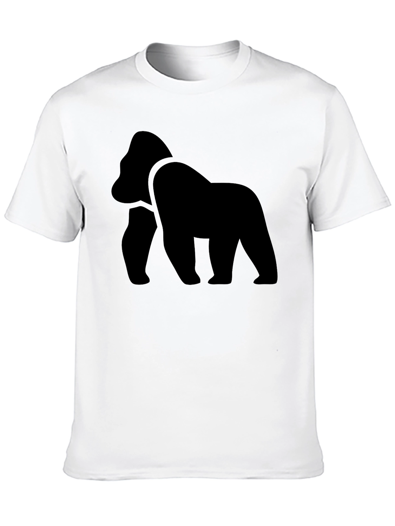 Black Gorilla Graphic Tee - Mens Crew Neck