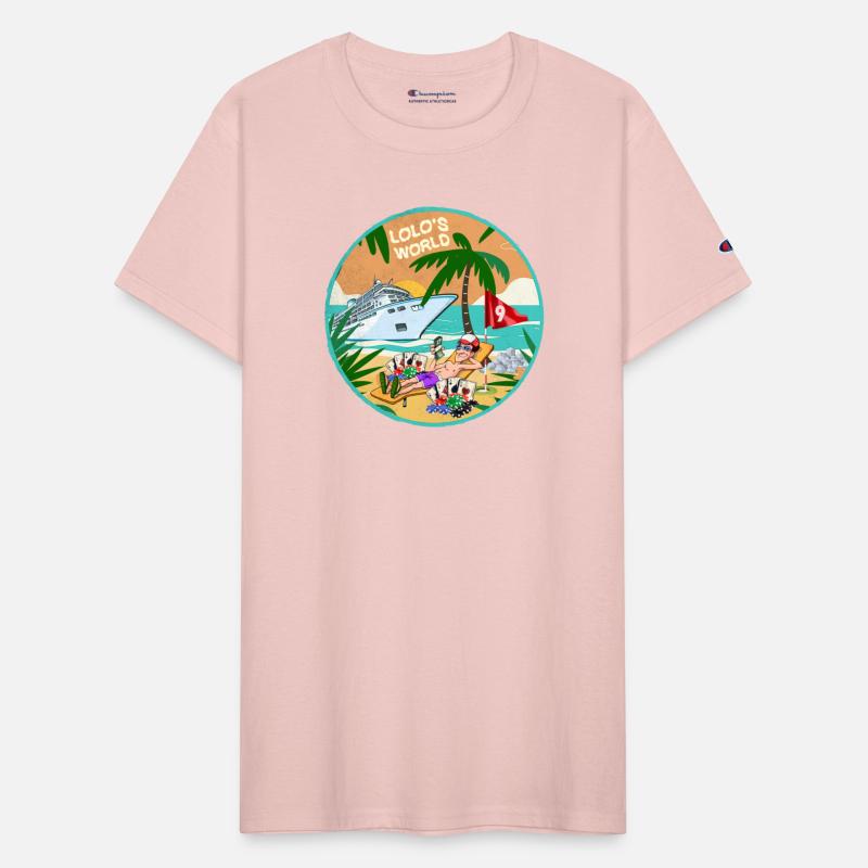 Lolo's world beach palm tree poker card