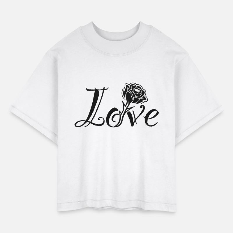 Love Blossoms: Typography with a Built-in Rose