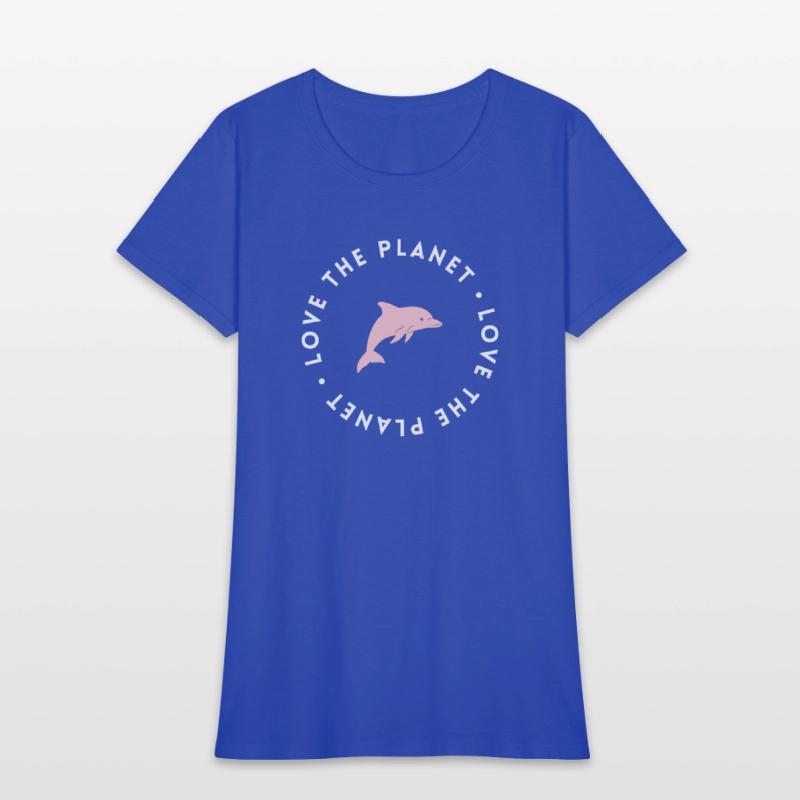 love the planet dolphin design