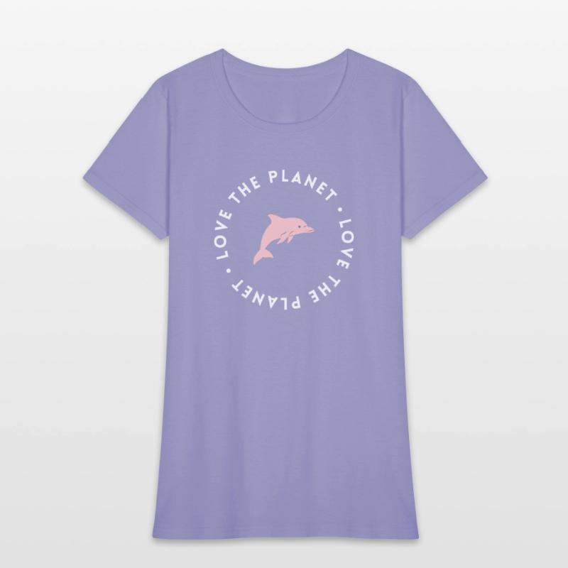love the planet dolphin design