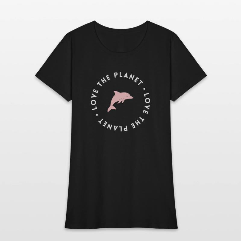 love the planet dolphin design