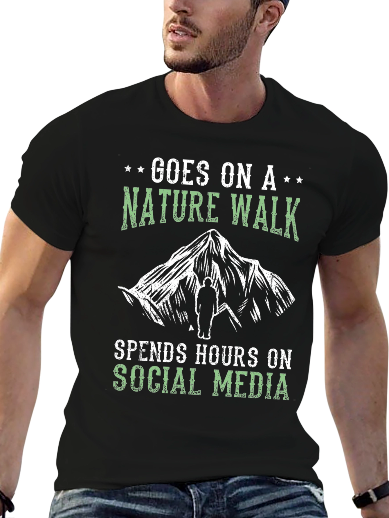 Nature Walk Social Media T-Shirt