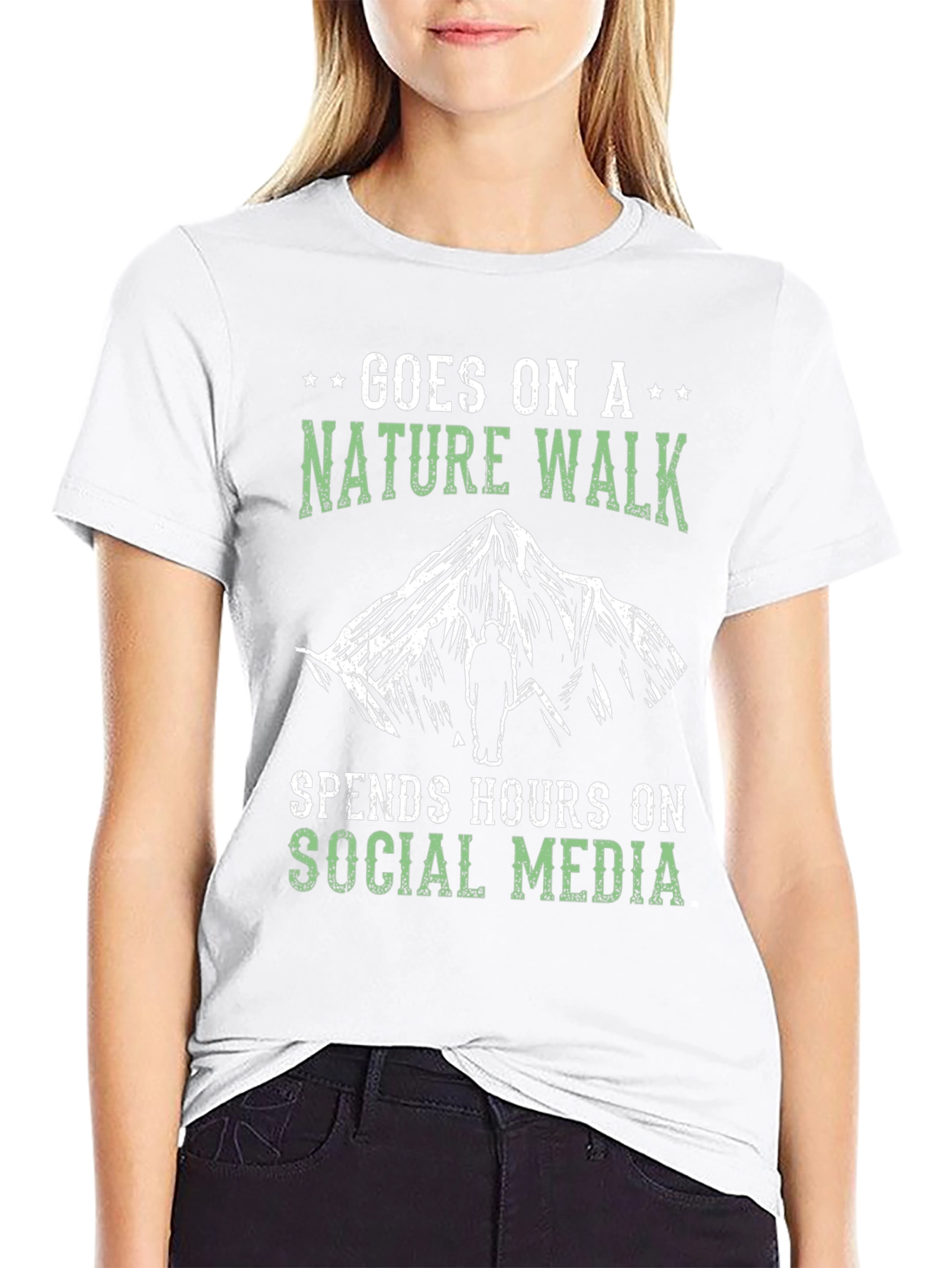 Nature Walk Social Media T-Shirt
