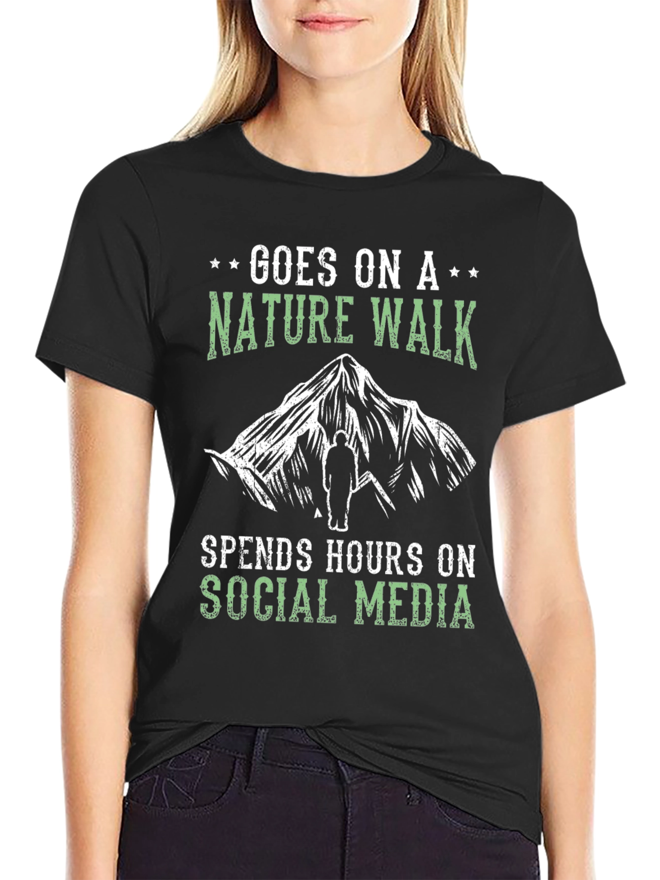 Nature Walk Social Media T-Shirt