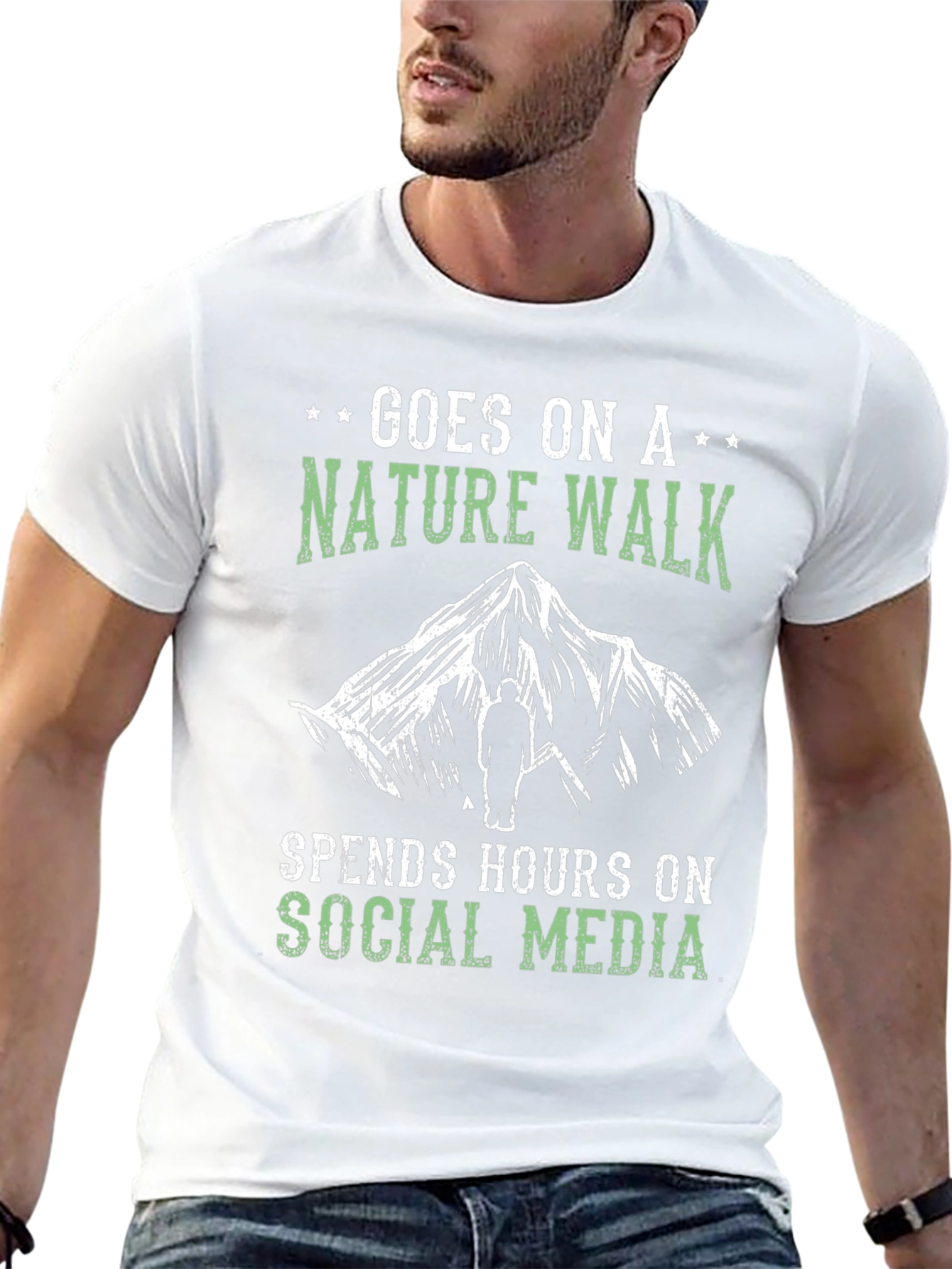 Nature Walk Social Media T-Shirt