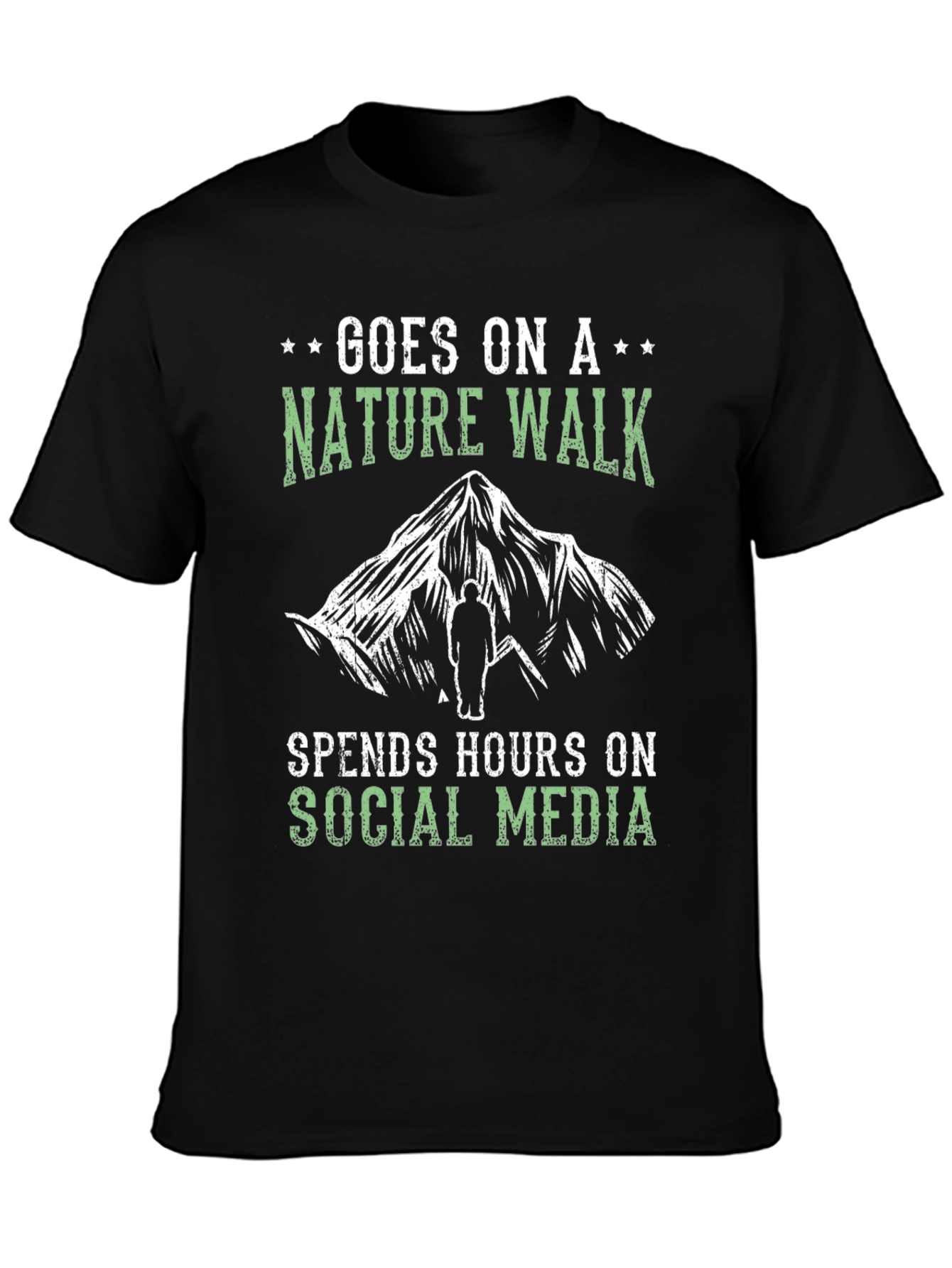 Nature Walk Social Media T-Shirt