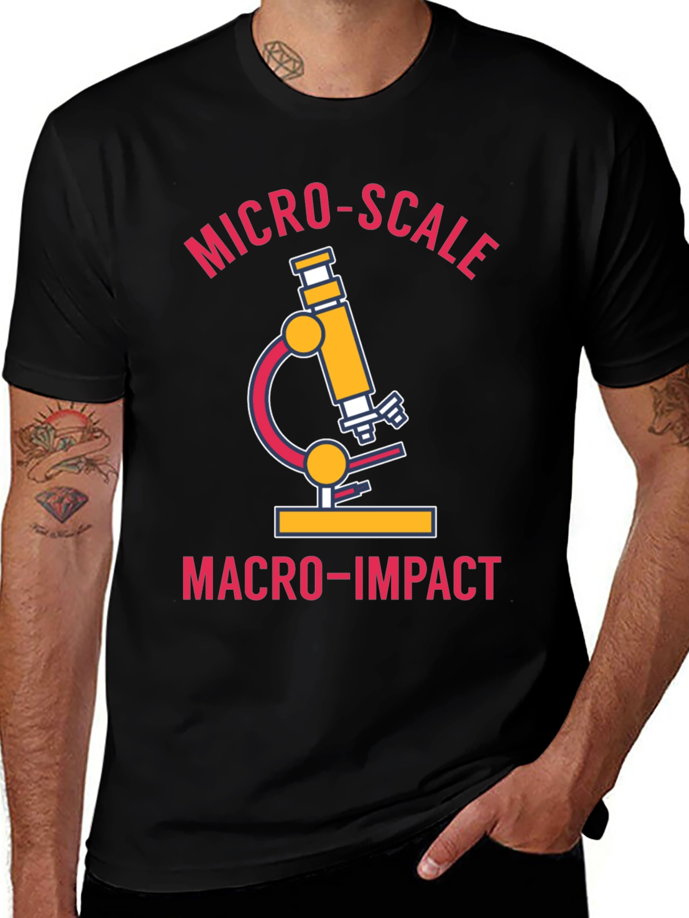 Micro-Scale Macro-Impact Science T-Shirt