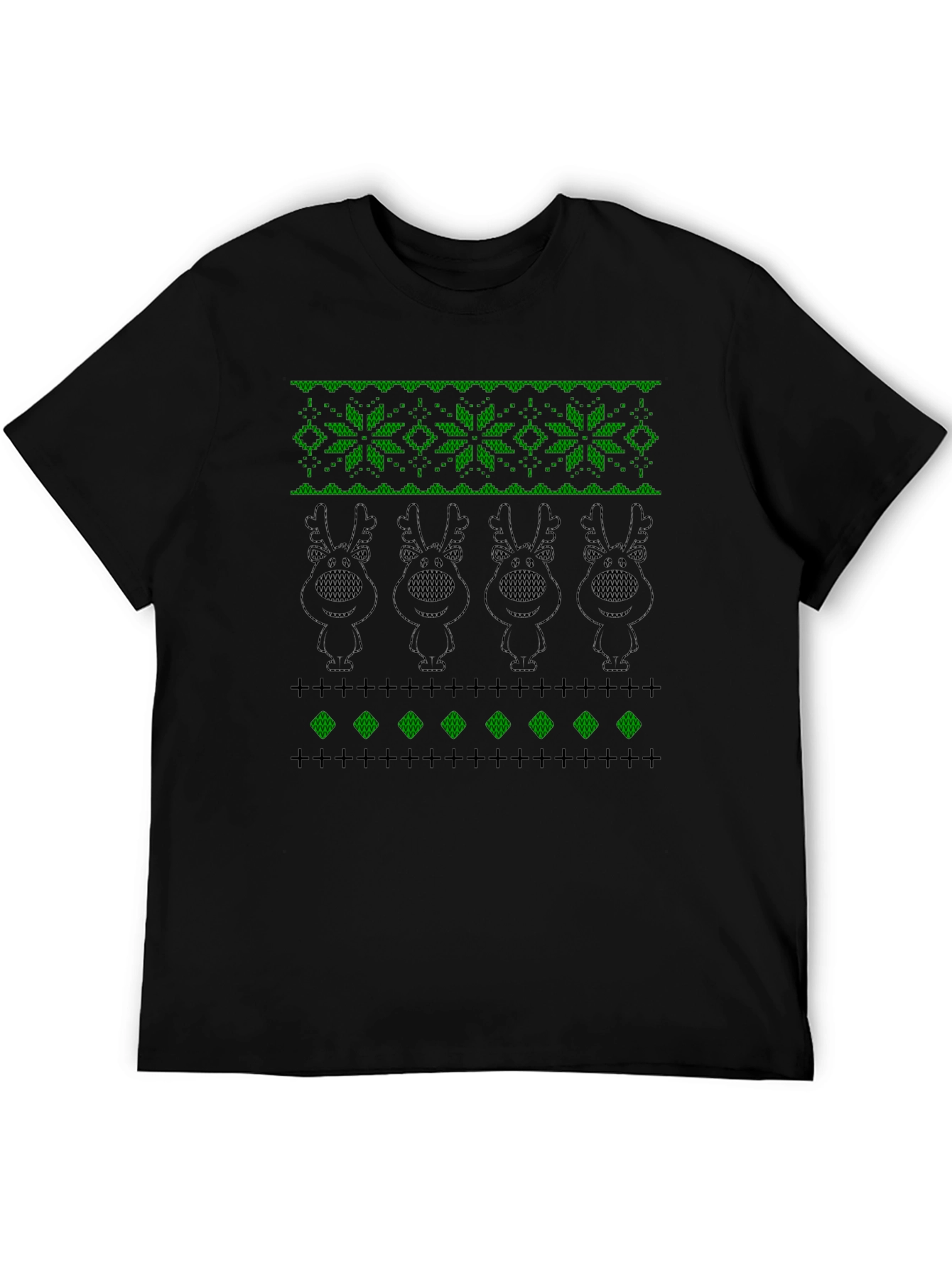 Novelty Knit Reindeer T-Shirt
