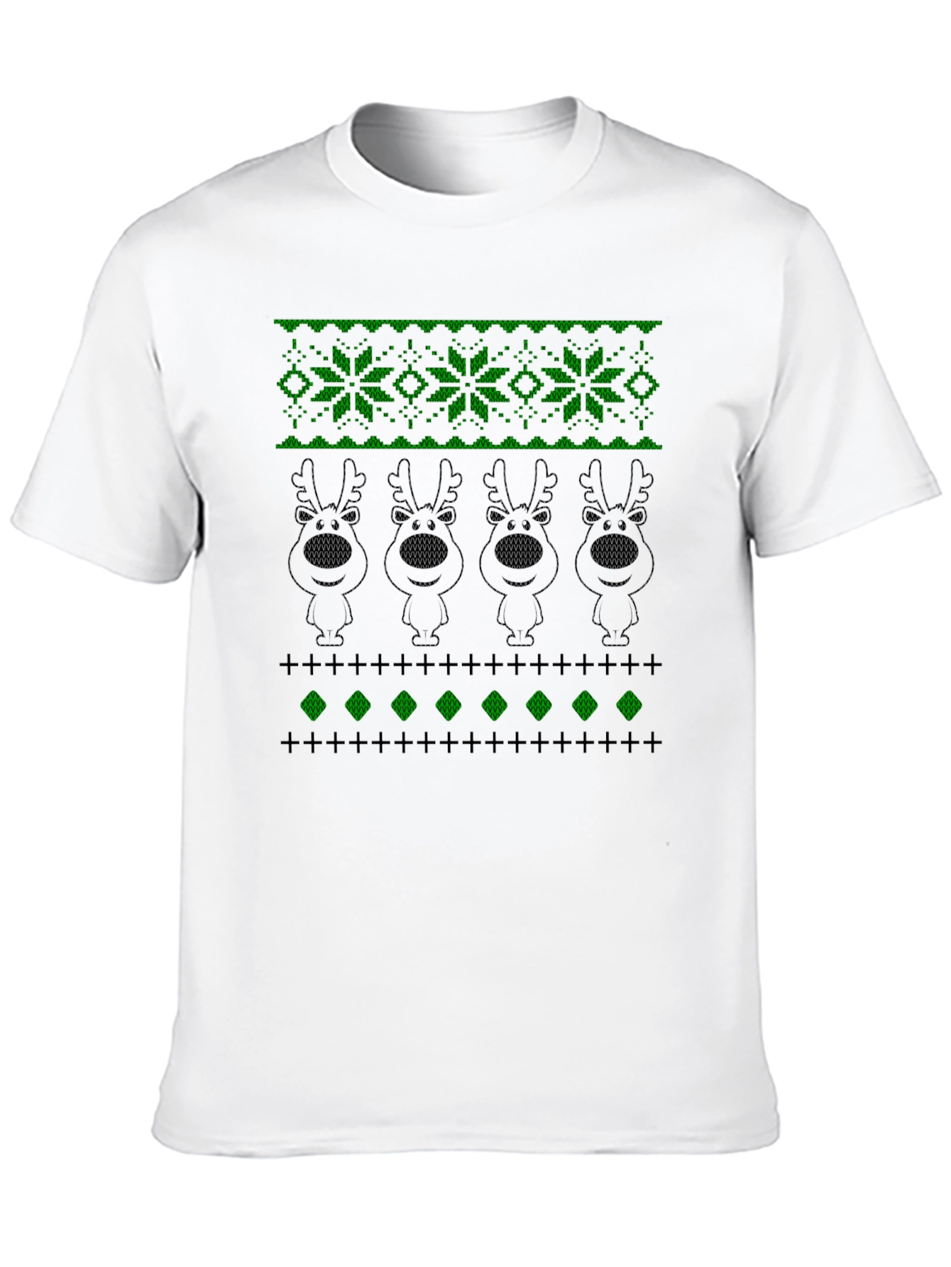 Novelty Knit Reindeer T-Shirt