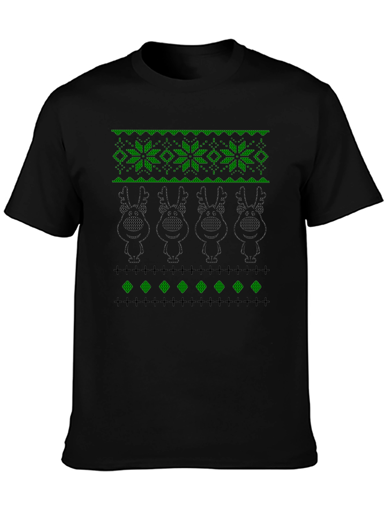 Novelty Knit Reindeer T-Shirt