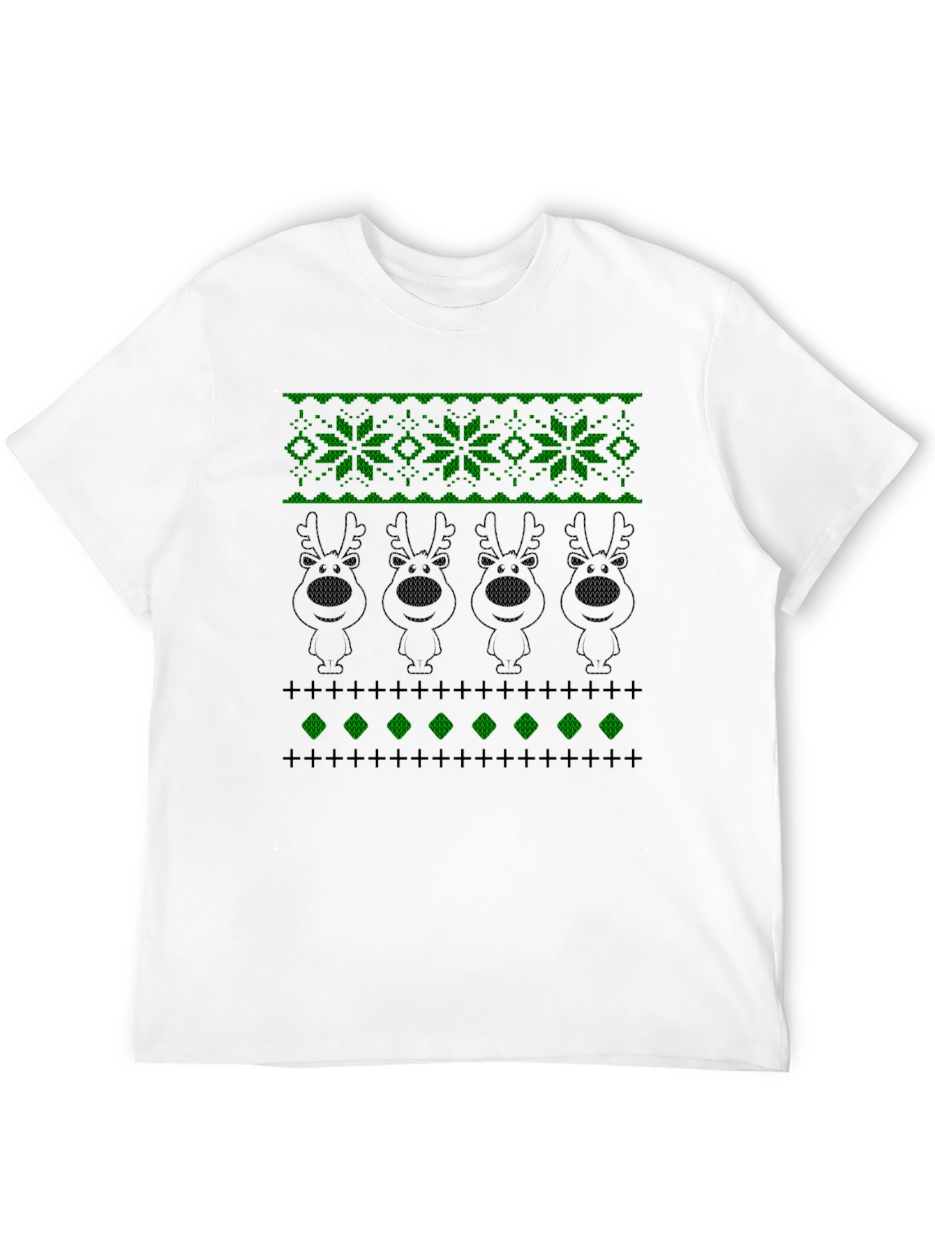 Novelty Knit Reindeer T-Shirt