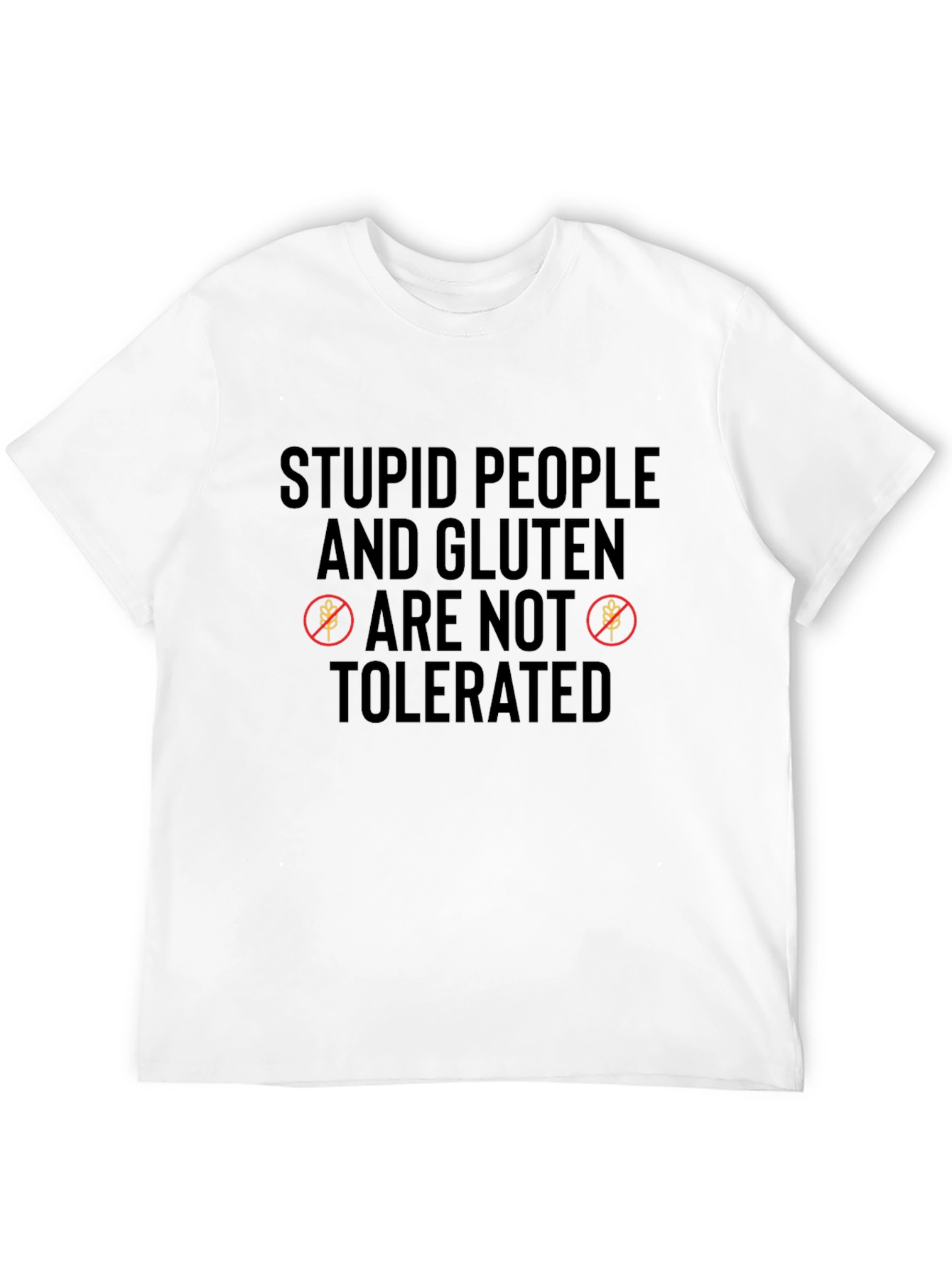 Funny Gluten-Free Slogan T-Shirt