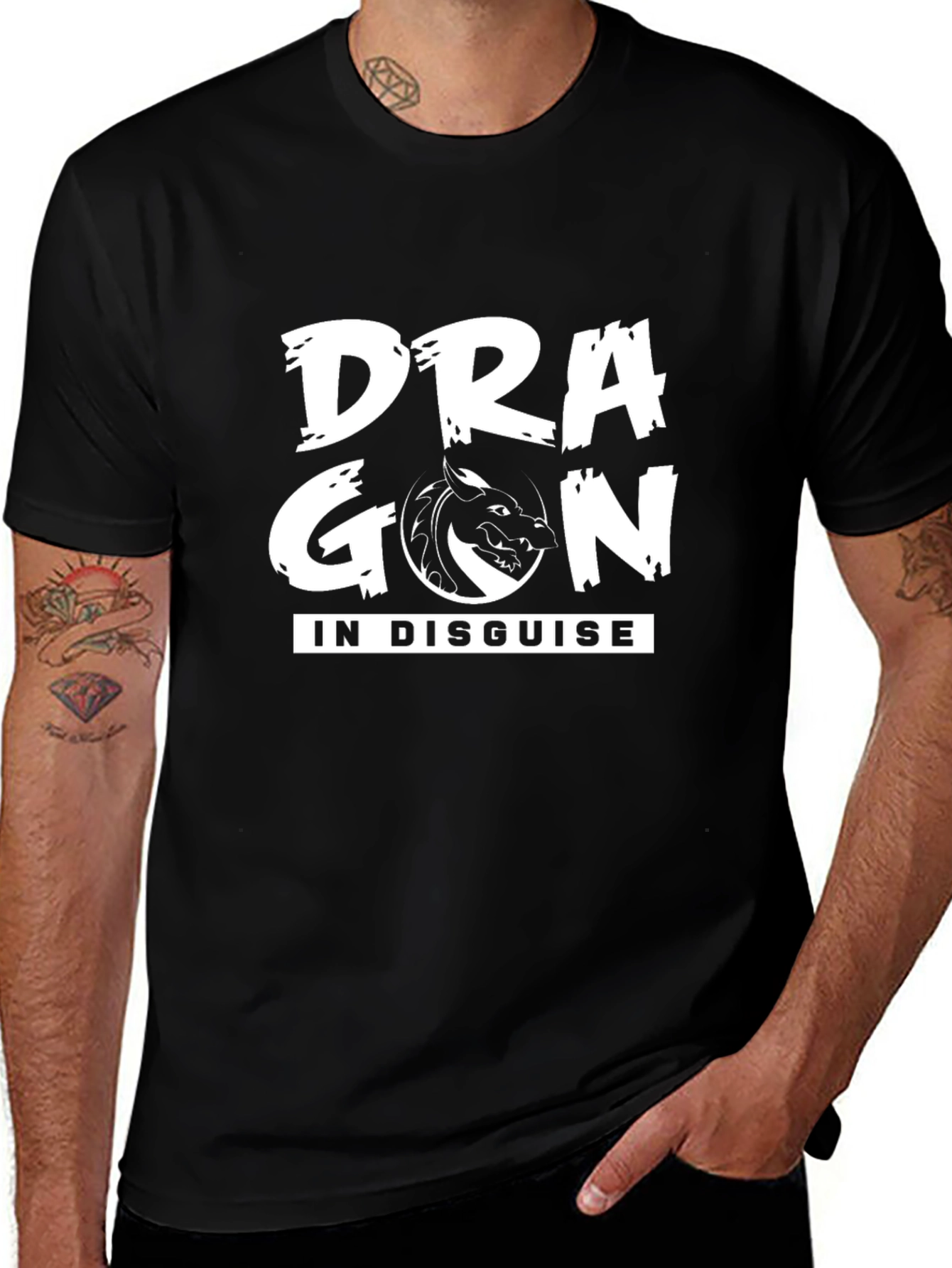 Dragon in Disguise Graphic T-Shirt
