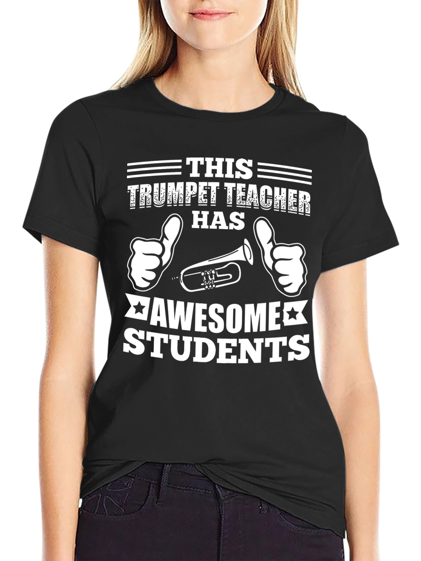 Trumpet Teacher Awesome Students Graphic Tee