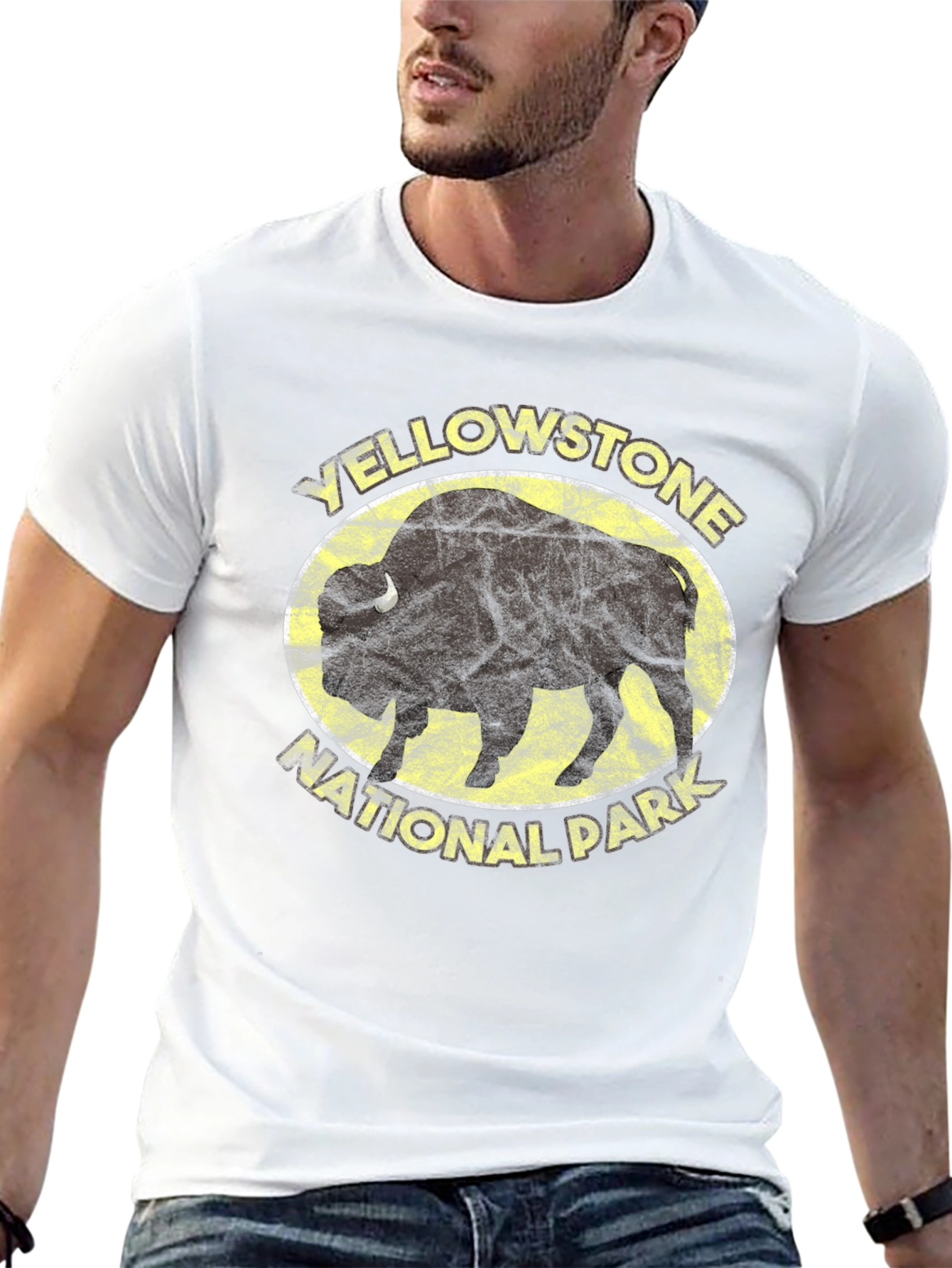 Yellowstone National Park Bison Graphic Tee